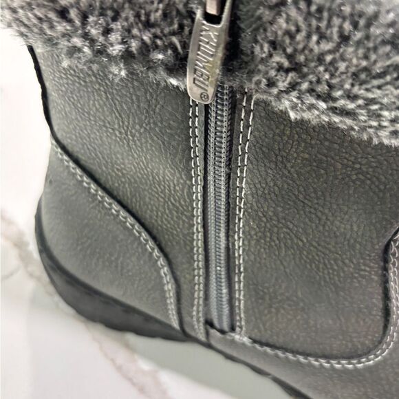 Khombu | Addison Women’s Memory Foam Winter Boot Lightweight Gray - Picture 13 of 15